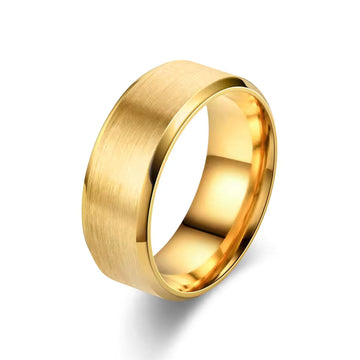 Elegant Brushed Finish Ring